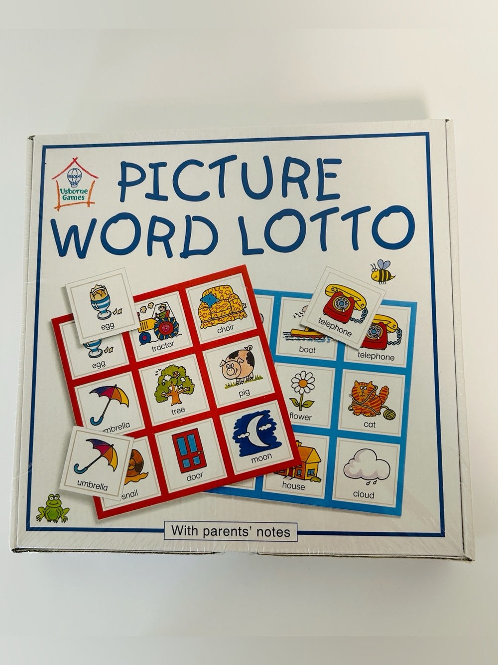 Usborne NWT Factory Sealed Picture Word Lotto Educational Matching Game Ages 2-6